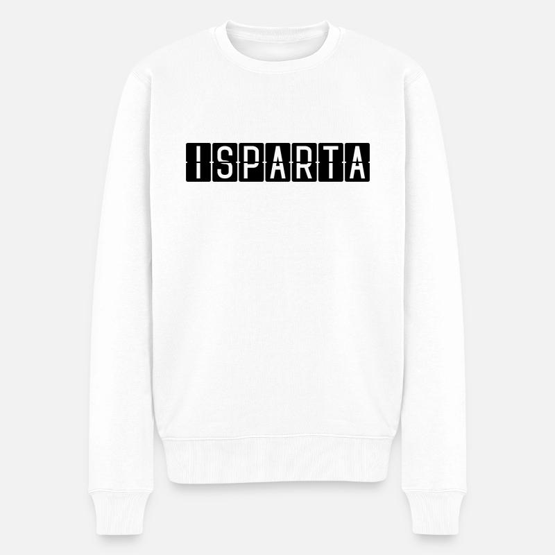 Panneau de l’aéroport d’Isparta - Pull Premium bio Homme - blanc