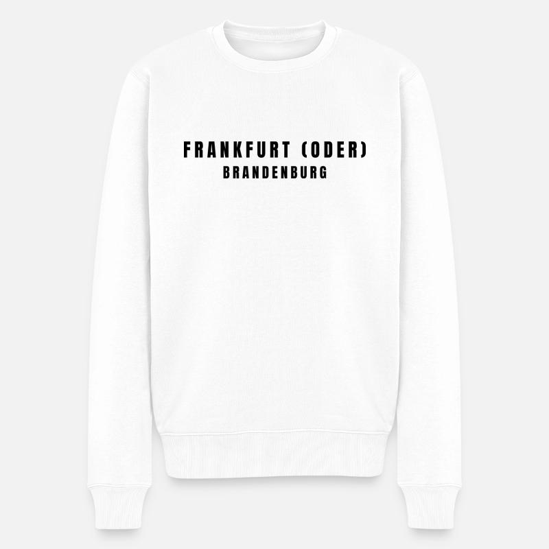 Francfort-sur-l’Oder Brandebourg - Pull Premium bio Homme - blanc