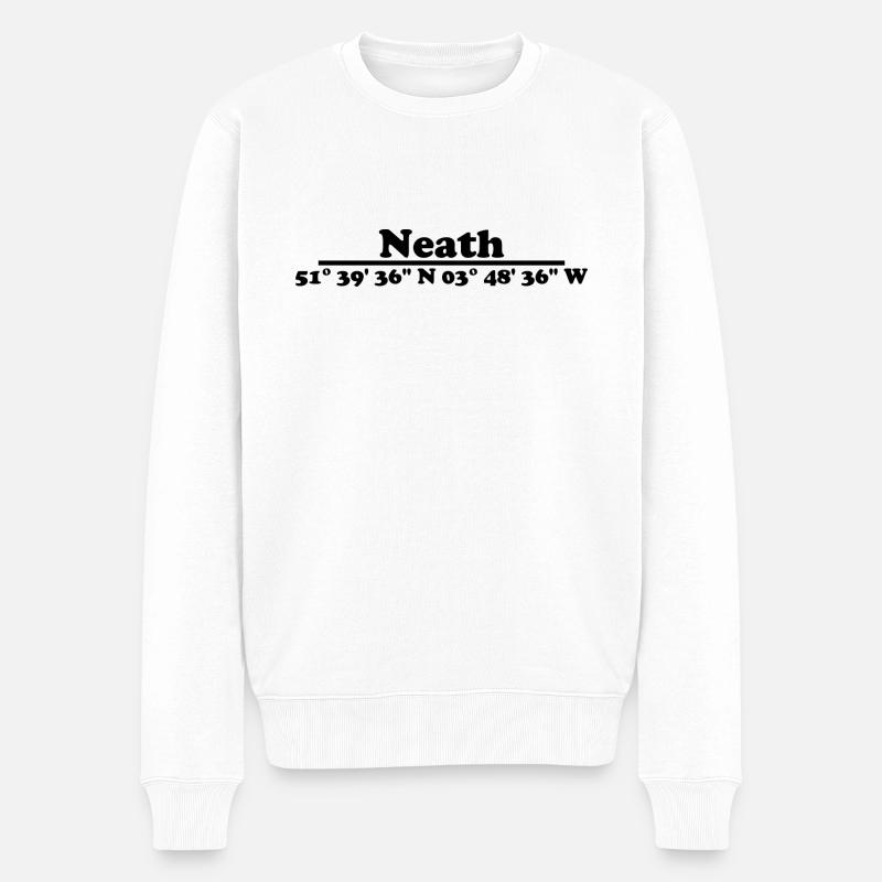 Coordonnées Neath - Pull Premium bio Homme - blanc