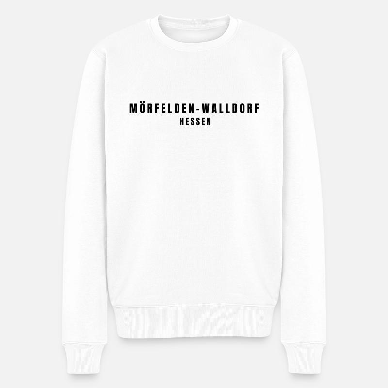 Mörfelden-Walldorf, Hesse - Pull Premium bio Homme - blanc