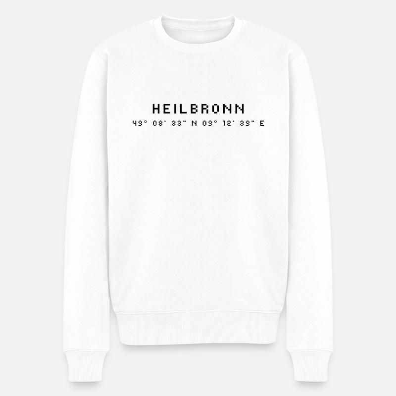 Coordonnées Heilbronn - Pull Premium bio Homme - blanc