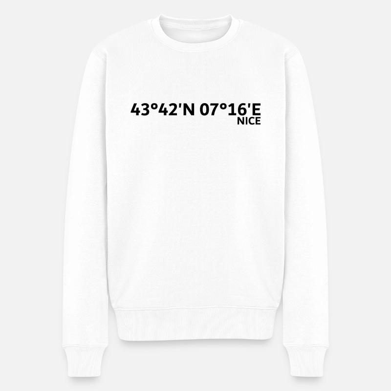 Belles coordonnées - Pull Premium bio Homme - blanc