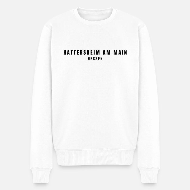 Hattersheim am Main, Hesse - Pull Premium bio Homme - blanc