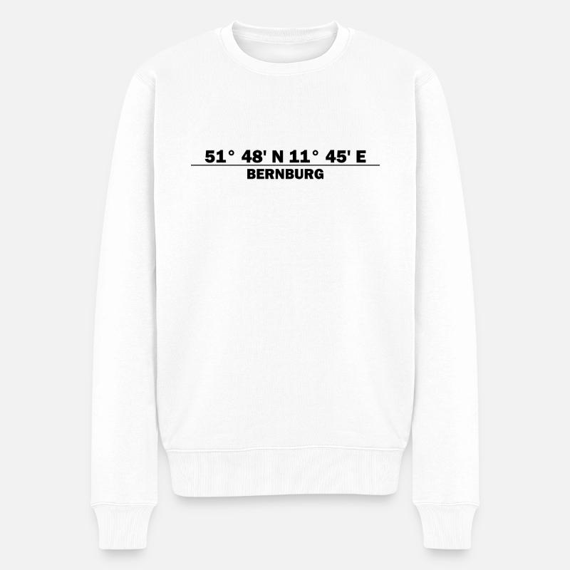 Coordonnées de Bernburg - Pull Premium bio Homme - blanc