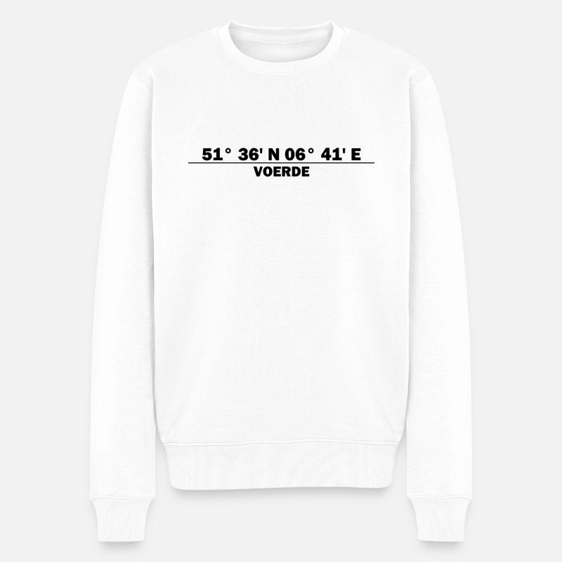 Coordonnées Voerde - Pull Premium bio Homme - blanc