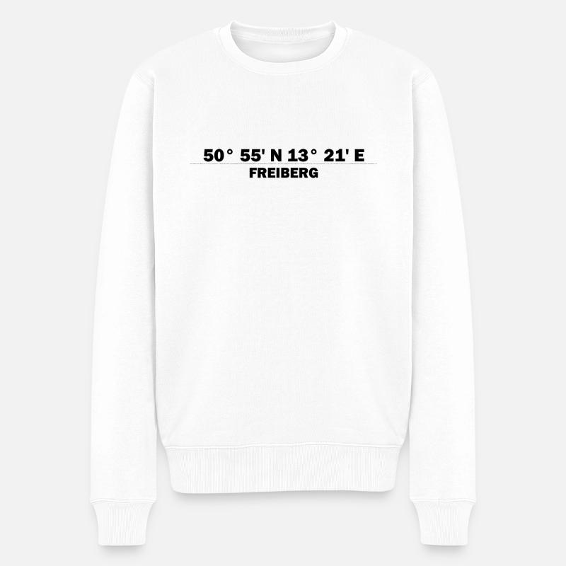 Coordonnées de Freiberg - Pull Premium bio Homme - blanc
