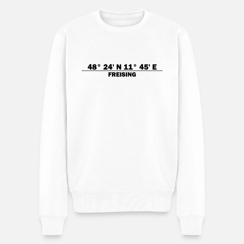 Coordonnées de Freising - Pull Premium bio Homme - blanc