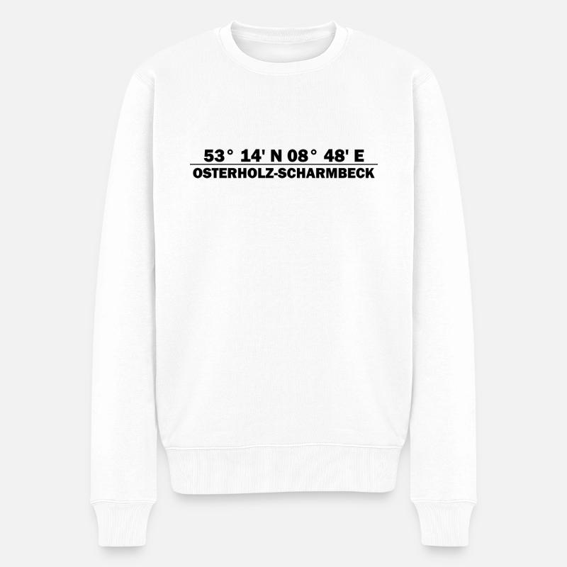 Coordonnées d’Osterholz-Scharmbeck - Pull Premium bio Homme - blanc