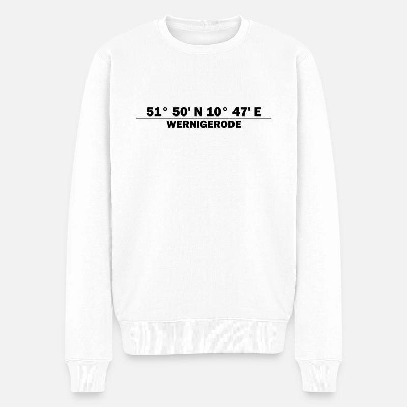 Wernigerode coordinates - Men's Premium Organic Jumper - white