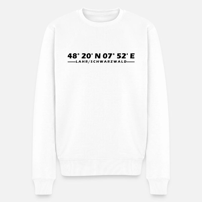 Coordonnées Lahr/Forêt-Noire - Pull Premium bio Homme - blanc
