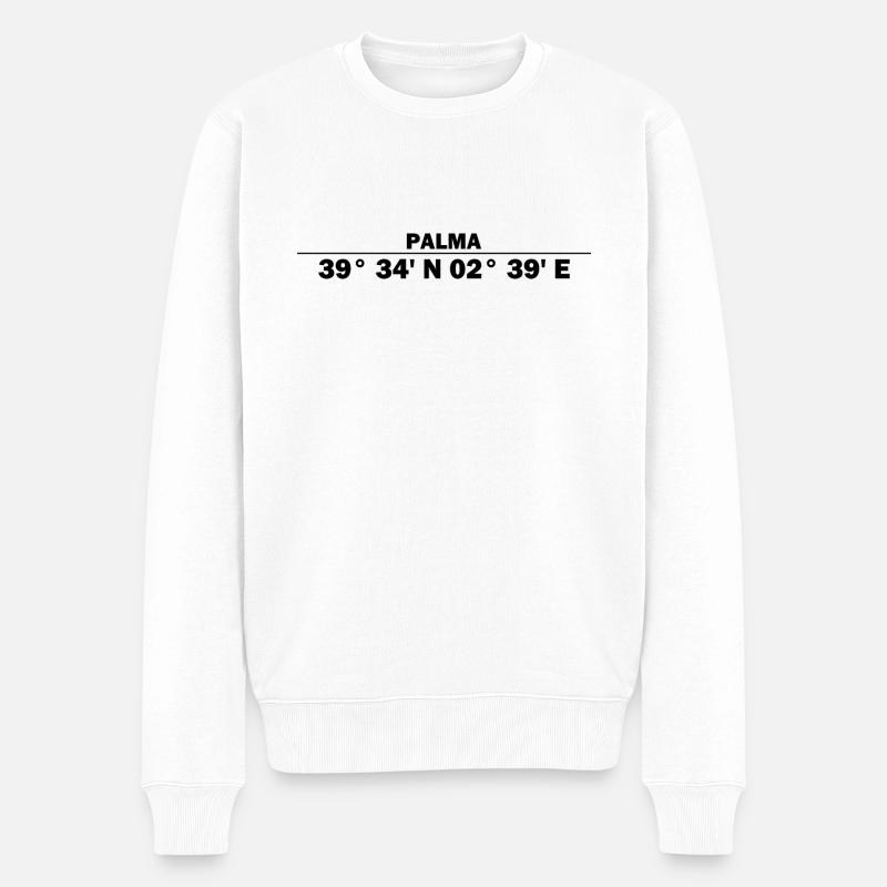 Coordonnées de Palma - Pull Premium bio Homme - blanc