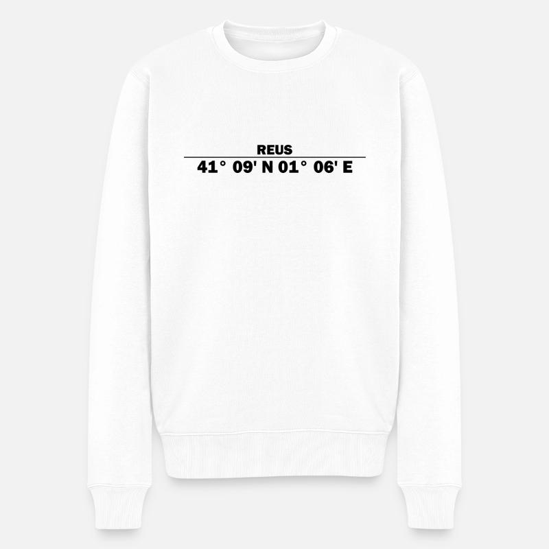 Coordonnées de Reus - Pull Premium bio Homme - blanc