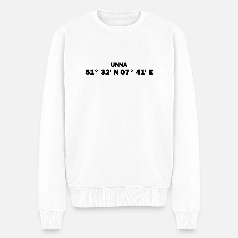 Coordonnées Unna - Pull Premium bio Homme - blanc
