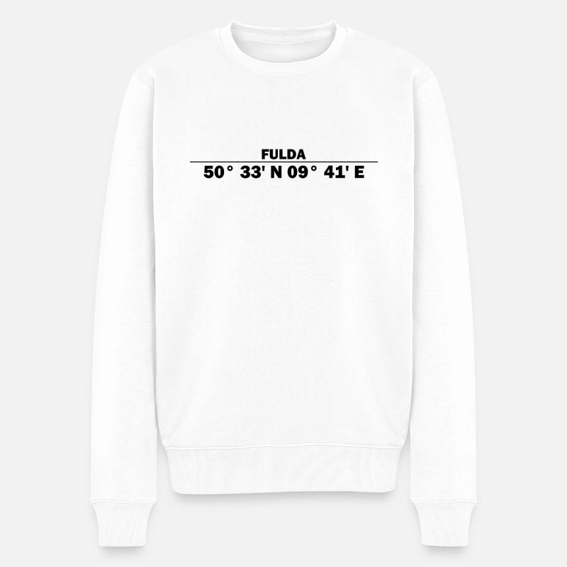 Coordonnées de Fulda - Pull Premium bio Homme - blanc