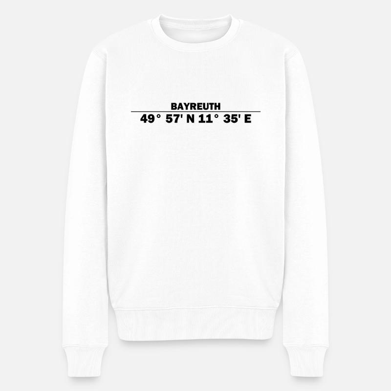 Coordonnées de Bayreuth - Pull Premium bio Homme - blanc