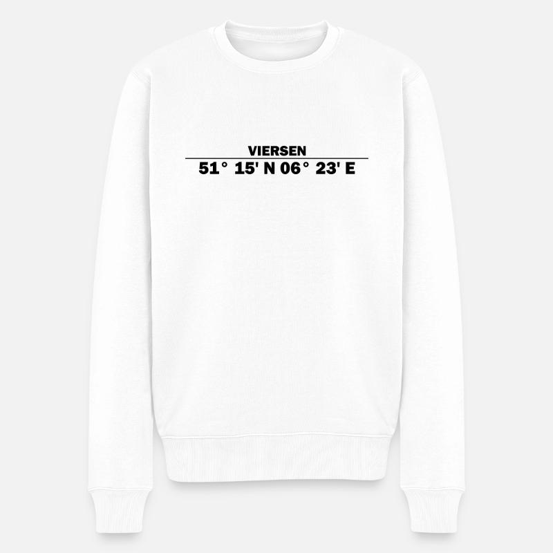 Coordonnées Viersen - Pull Premium bio Homme - blanc