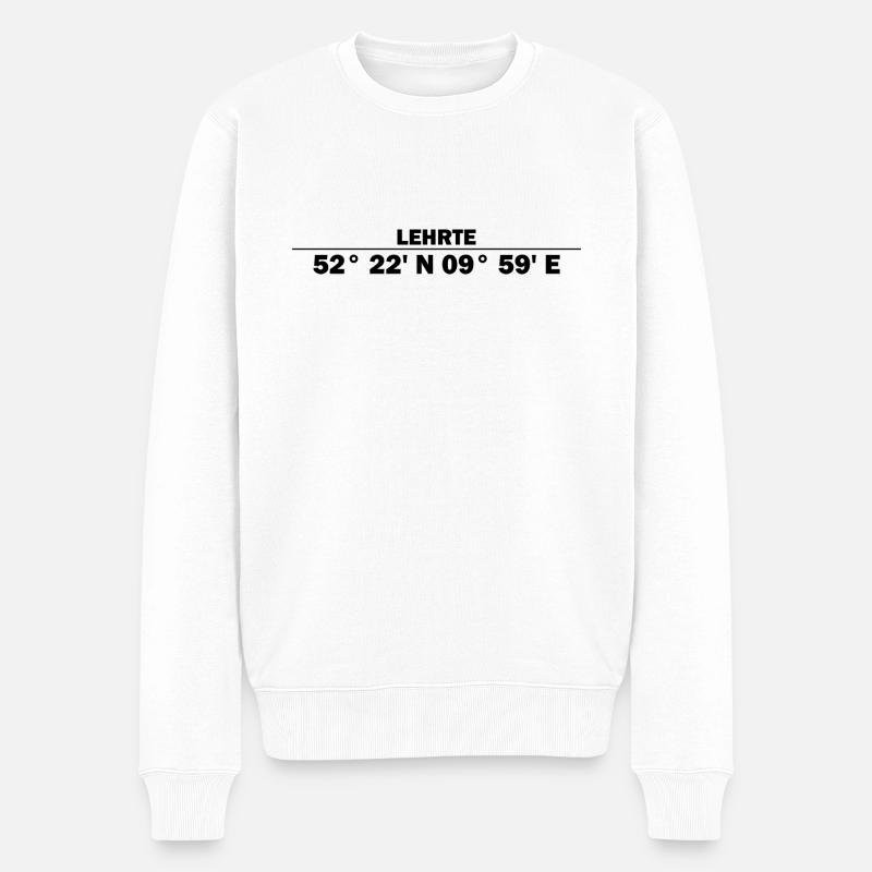 Coordonnées de Lehrte - Pull Premium bio Homme - blanc