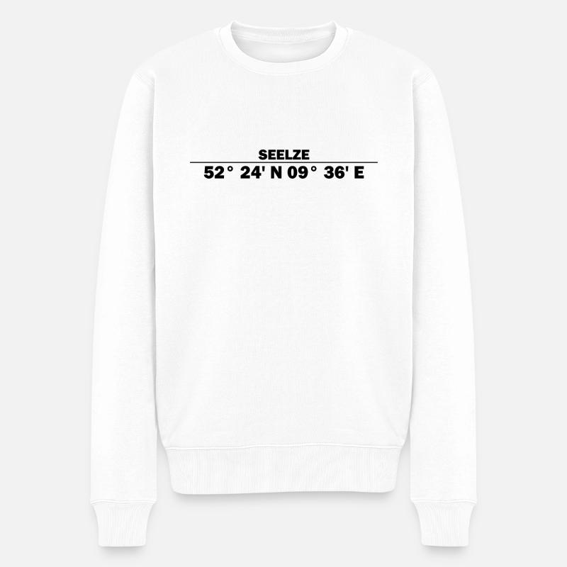 Coordonnées de Seelze - Pull Premium bio Homme - blanc