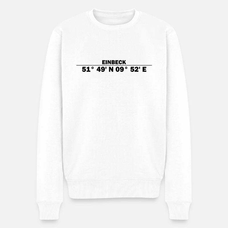 Coordonnées d’Einbeck - Pull Premium bio Homme - blanc
