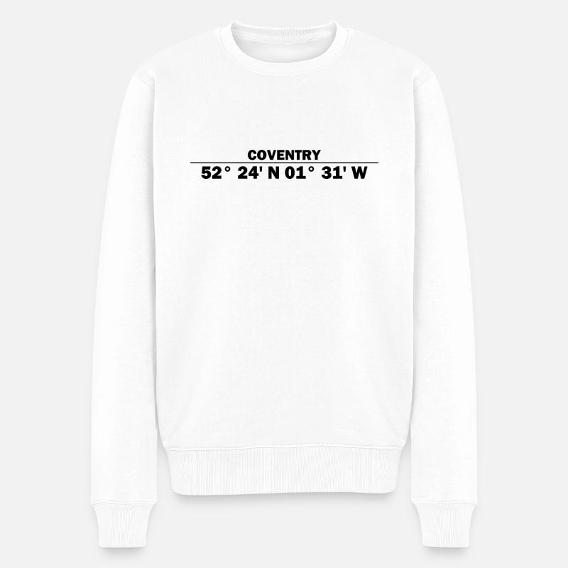 Coordonnées de Coventry - Pull Premium bio Homme - blanc
