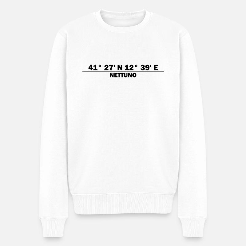 Coordonnées Nettuno - Pull Premium bio Homme - blanc