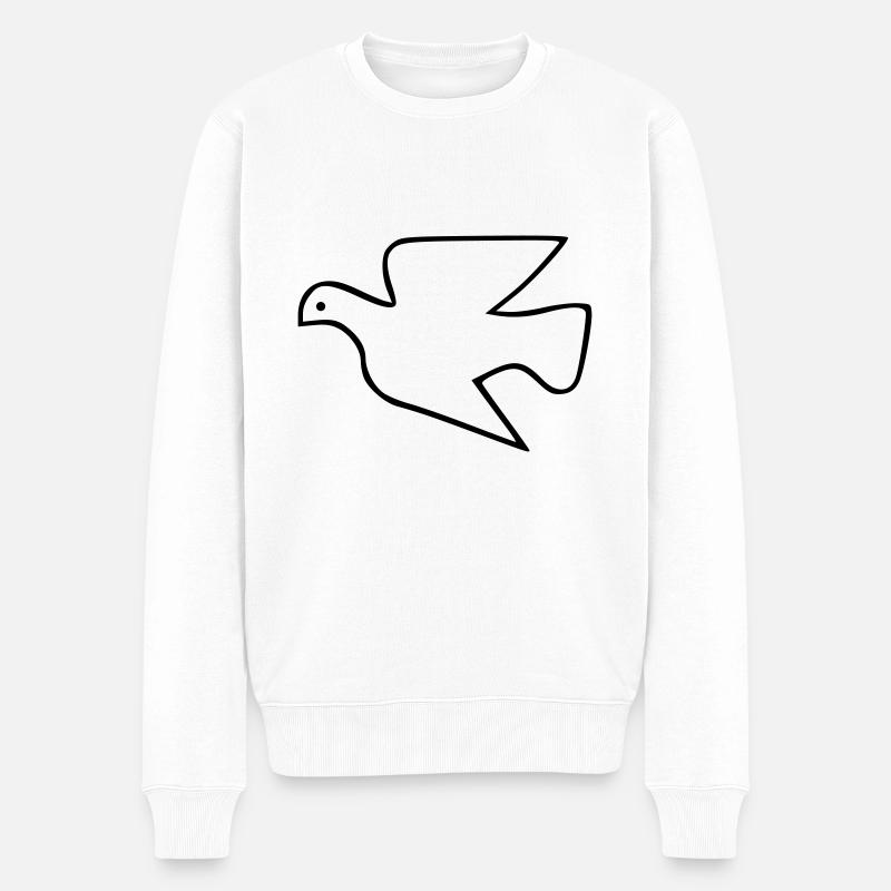 DOVE - Pull Premium bio Homme - blanc