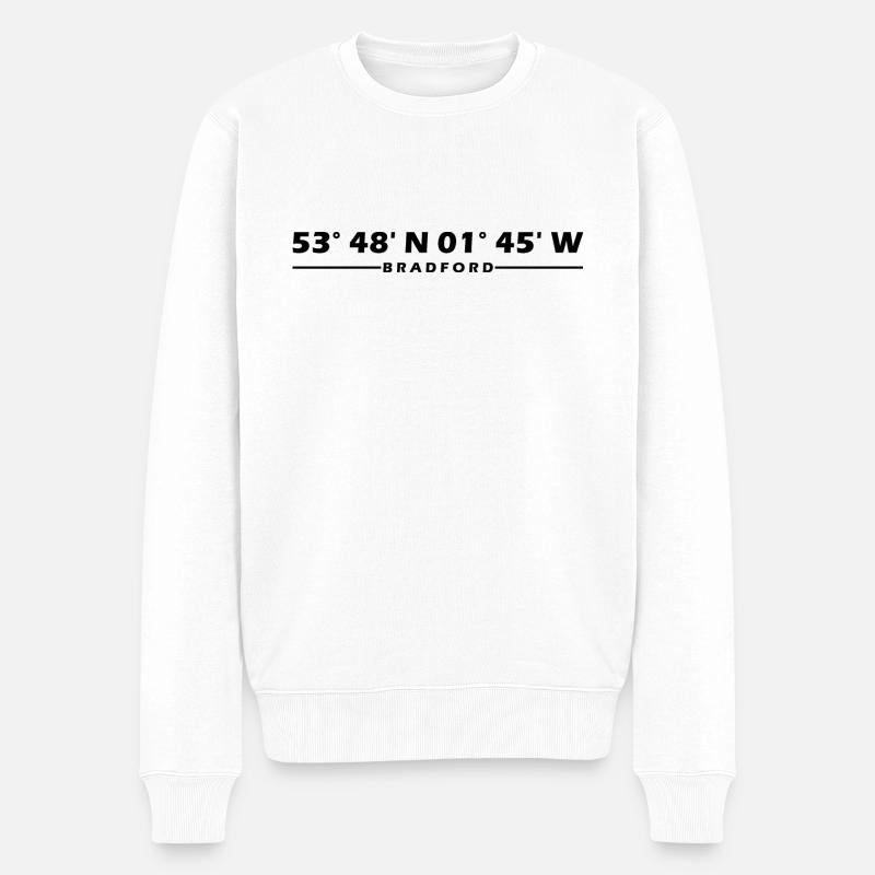 Coordonnées de Bradford - Pull Premium bio Homme - blanc