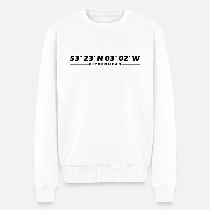 Coordonnées Birkenhead - Pull Premium bio Homme - blanc
