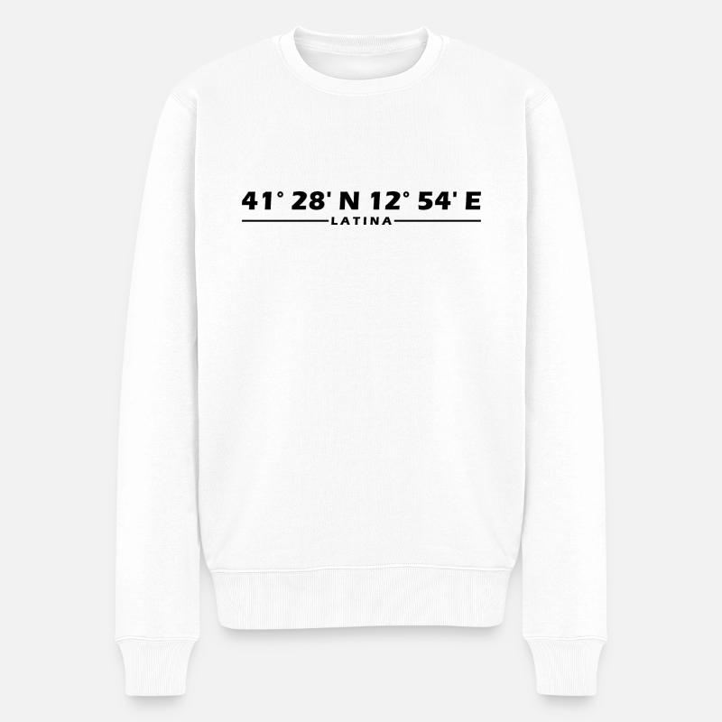 Coordonnées Latina - Pull Premium bio Homme - blanc