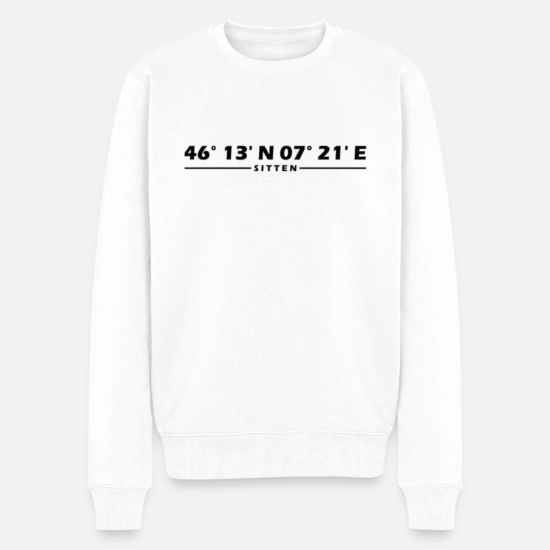 Coordonnées douanières - Pull Premium bio Homme - blanc