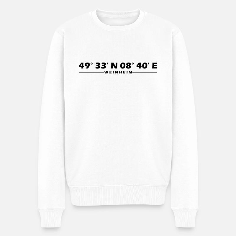 Coordonnées de Weinheim - Pull Premium bio Homme - blanc