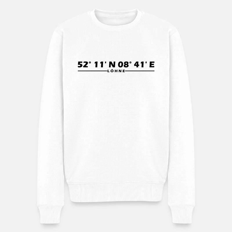 Coordonnées de Löhne - Pull Premium bio Homme - blanc