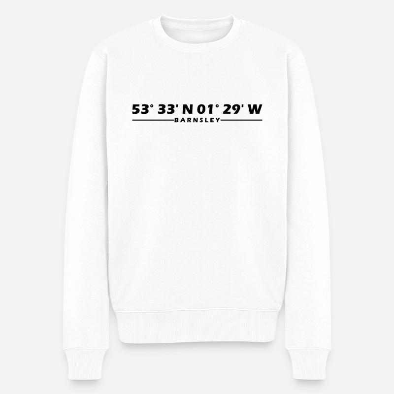 Coordonnées de Barnsley - Pull Premium bio Homme - blanc