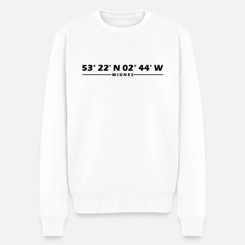 Coordonnées de Widnes - Pull Premium bio Homme - blanc
