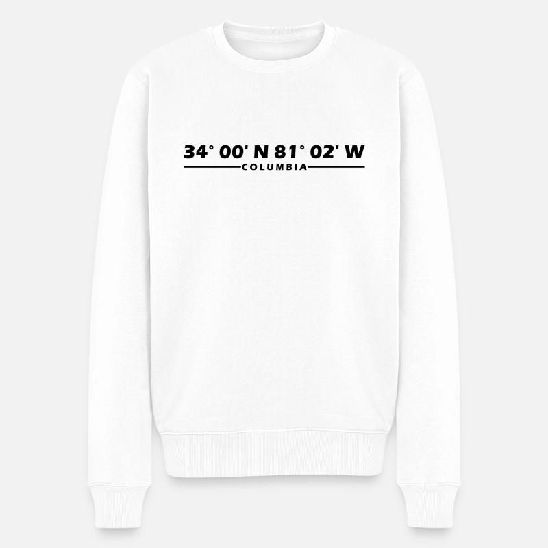 Coordonnées Columbia - Pull Premium bio Homme - blanc