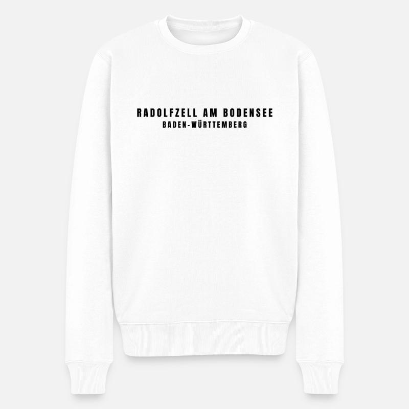 Radolfzell am Bodensee Baden-Württemberg - Männer Premium Bio Pullover - Weiß