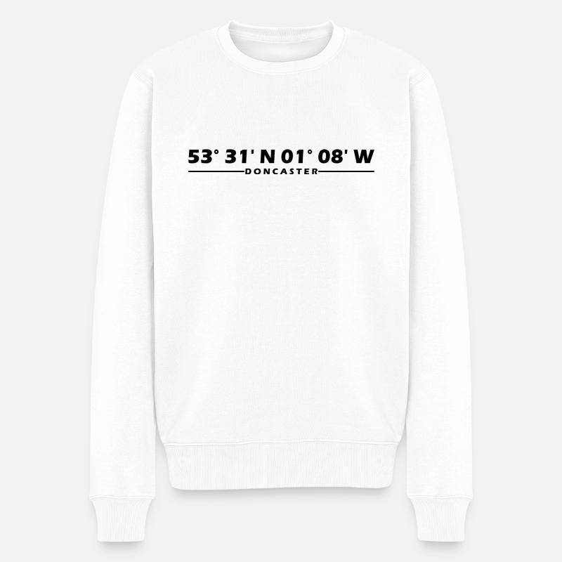 Coordonnées de Doncaster - Pull Premium bio Homme - blanc
