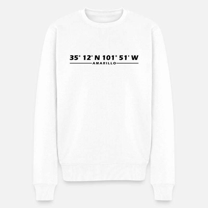 Amarillo Coordinates - Men's Premium Organic Jumper - white