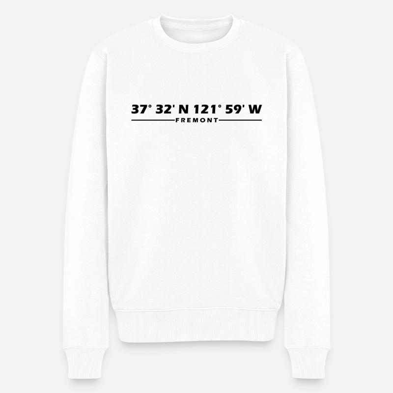 Coordonnées Fremont - Pull Premium bio Homme - blanc