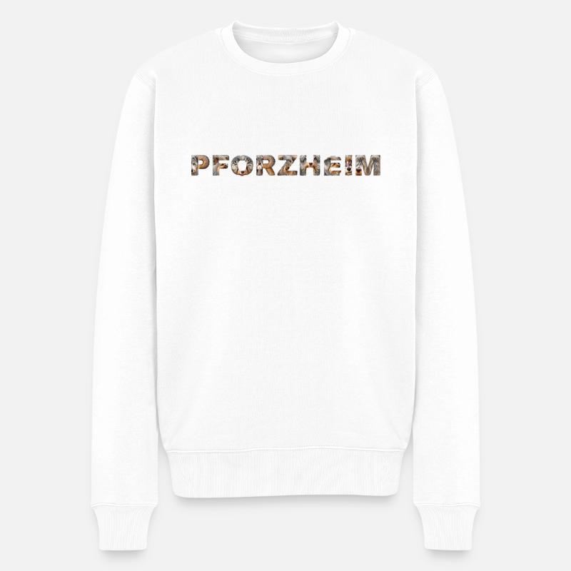 Pforzheim Hund - Männer Premium Bio Pullover - Weiß