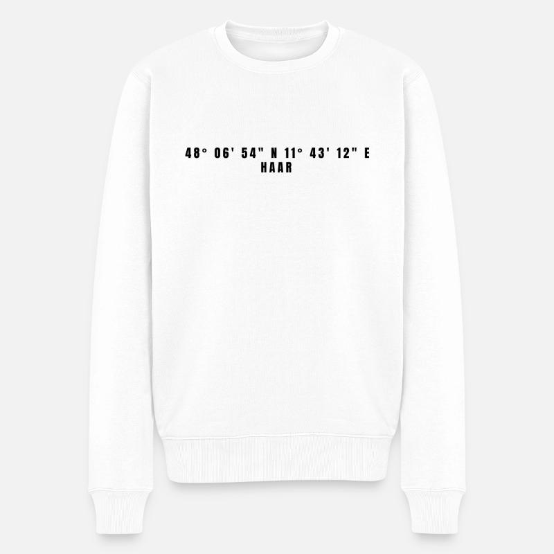 Coordonnées Haar Bavaria - Pull Premium bio Homme - blanc