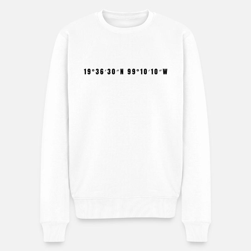 Buenavista Mexiko - Männer Premium Bio Pullover - Weiß