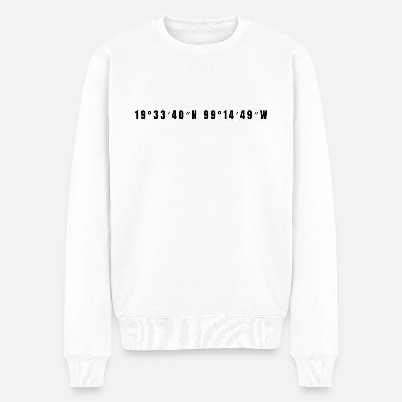 Ciudad López Mateos, Mexique - Pull Premium bio Homme - blanc