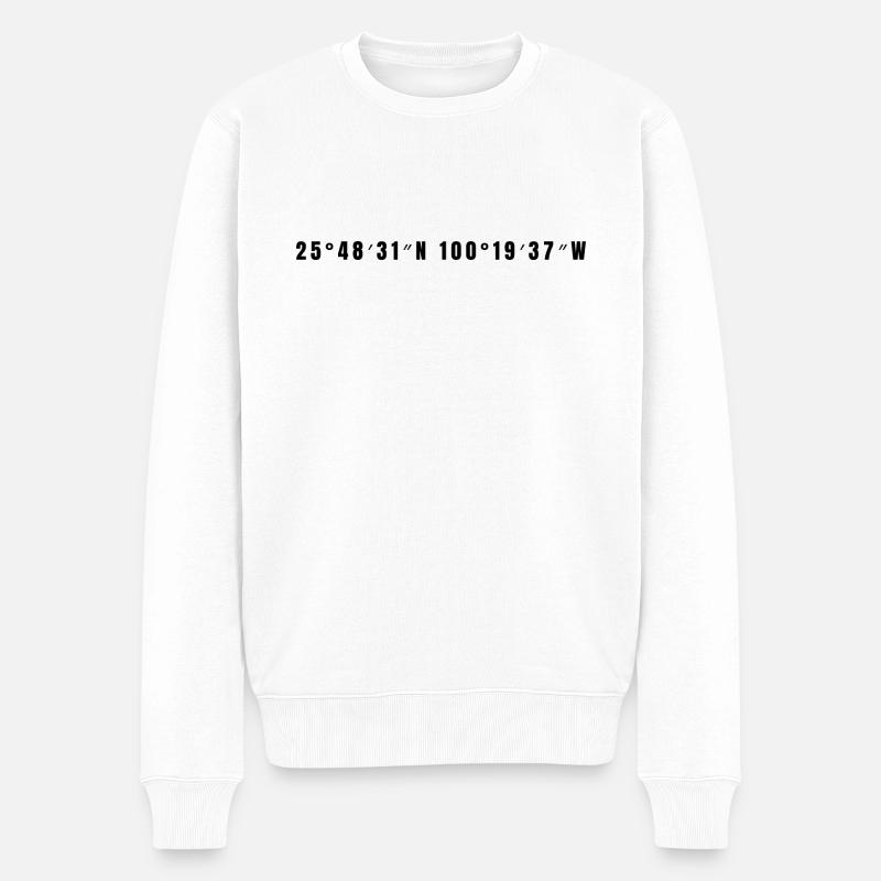 General Escobedo Mexiko - Männer Premium Bio Pullover - Weiß