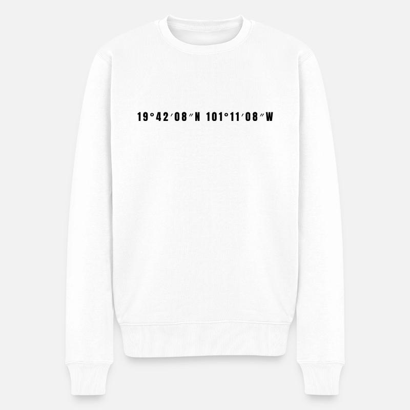Morelia, Mexique - Pull Premium bio Homme - blanc