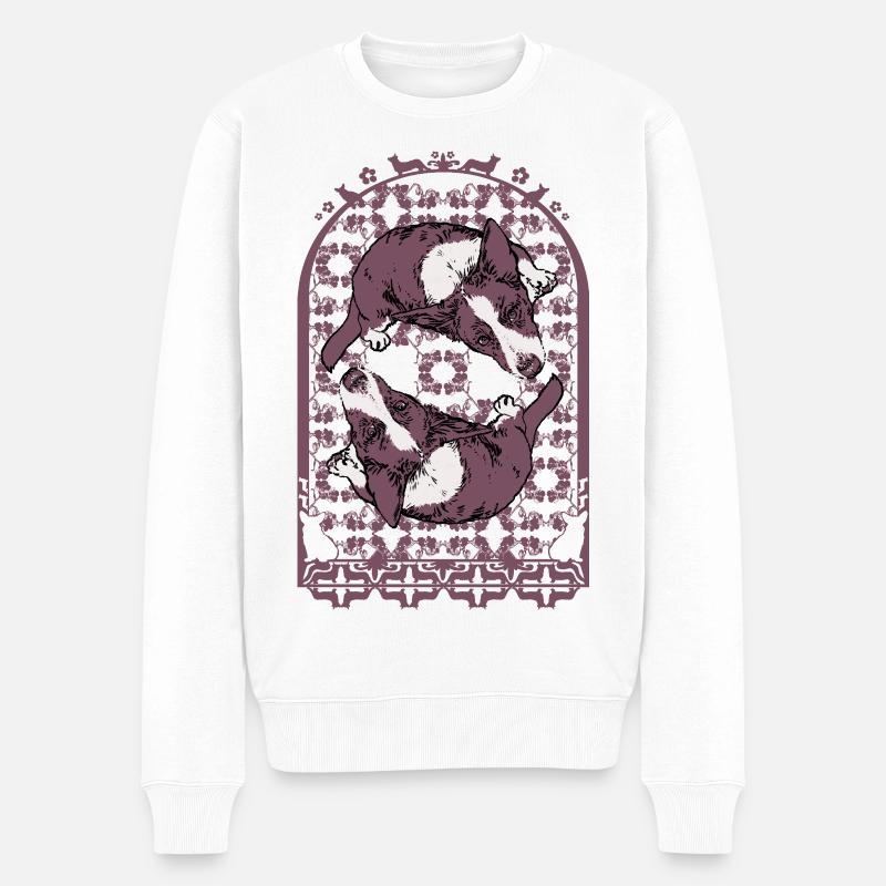 CORGI COMPOSITION - Pull Premium bio Homme - blanc