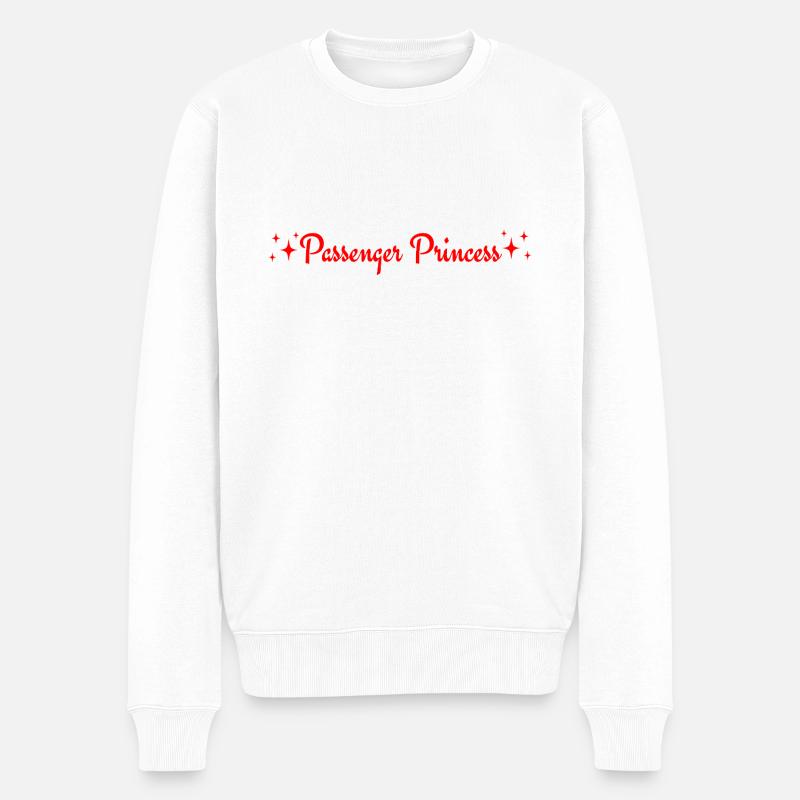 Passenger Princess - Pull Premium bio Homme - blanc