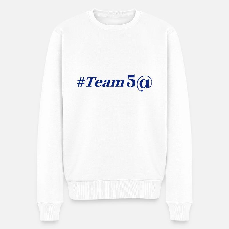 5A Team - Pull Premium bio Homme - blanc