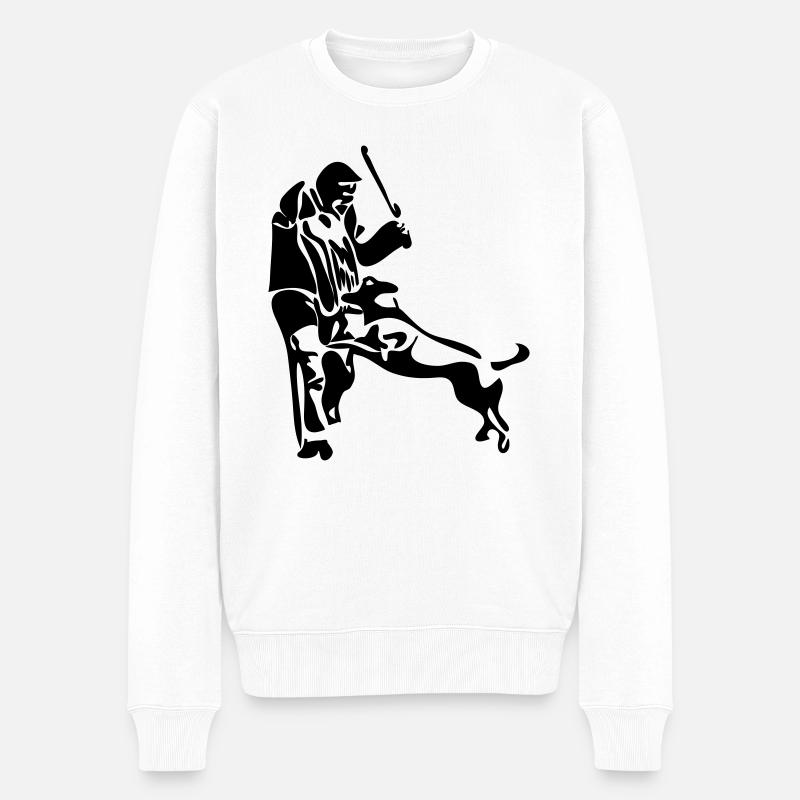 Schutzdiensthelfer Hundesport chiens Wilsigns - Pull Premium bio Homme - blanc