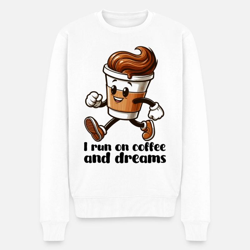 Cadeau Coffee Dreams - Pull Premium bio Homme - blanc